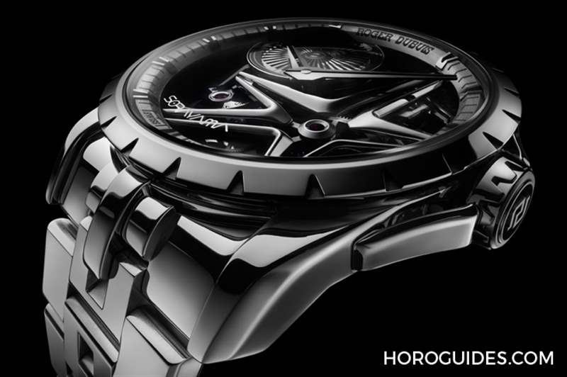 這款自動(dòng)盤轉(zhuǎn)起來很迷幻！Roger Dubuis攜手空山基推出Excalibur Sorayama Monobalancier腕表-復(fù)刻表