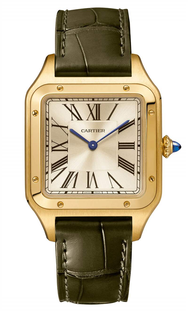 卡地亞桑托斯Santos-Dumont限量版手表WGSA0034-復(fù)刻表