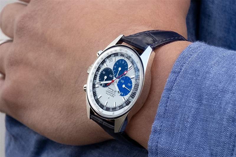 真力時38毫米三小盤計時腕表03.Z386.400/60.C843-復(fù)刻表