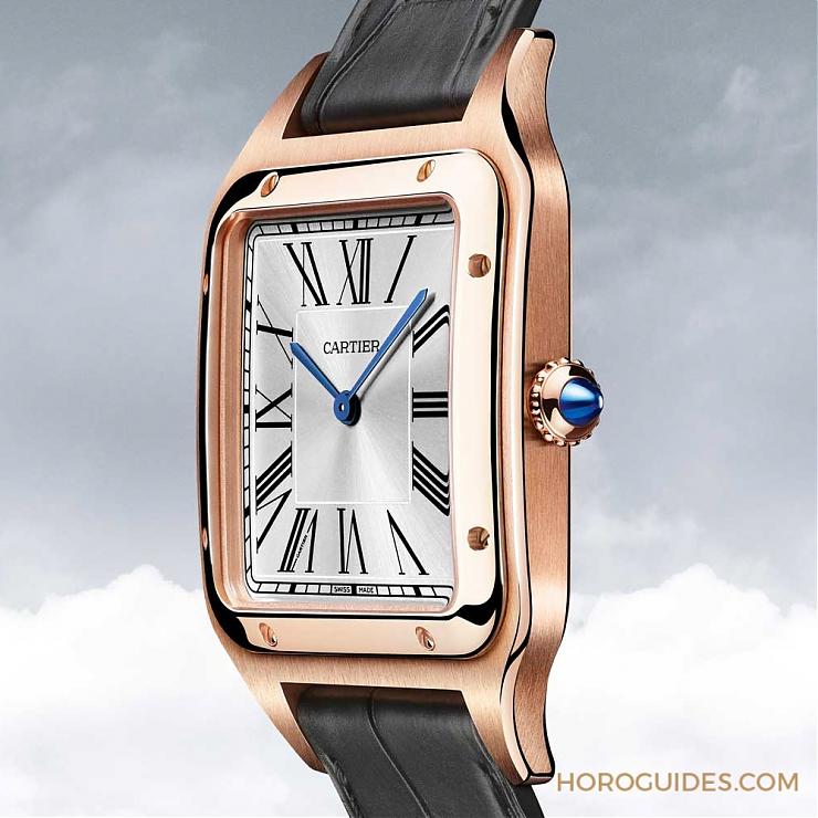 放大經(jīng)典原味｜搭載機械機芯的Cartier Santos-Dumont XL-復刻表