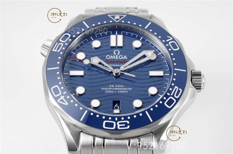 ZF廠海馬300-ZF廠復(fù)刻歐米茄海馬300藍(lán)盤做工怎么樣-復(fù)刻表