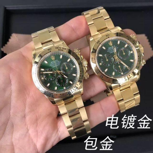 N廠綠金迪「4130機(jī)芯」對(duì)比AR廠綠金迪更完美-復(fù)刻表