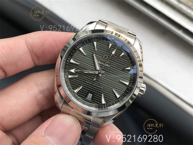 VS廠歐米茄海馬150柚木綠盤(pán)復(fù)刻做工怎么樣-逢綠必火Aqua Terra新配色-復(fù)刻表