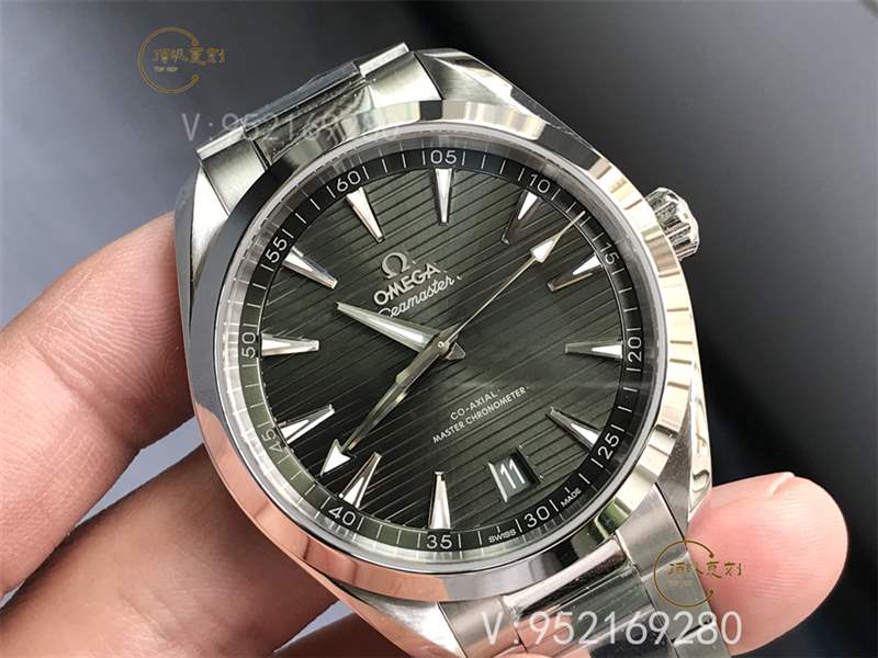 VS廠歐米茄海馬150柚木綠盤(pán)復(fù)刻做工怎么樣-逢綠必火Aqua Terra新配色-復(fù)刻表