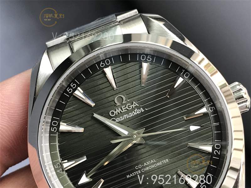 VS廠歐米茄海馬150柚木綠盤(pán)復(fù)刻做工怎么樣-逢綠必火Aqua Terra新配色-復(fù)刻表