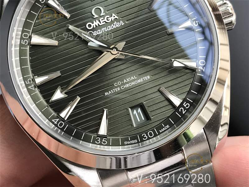 VS廠歐米茄海馬150柚木綠盤(pán)復(fù)刻做工怎么樣-逢綠必火Aqua Terra新配色-復(fù)刻表