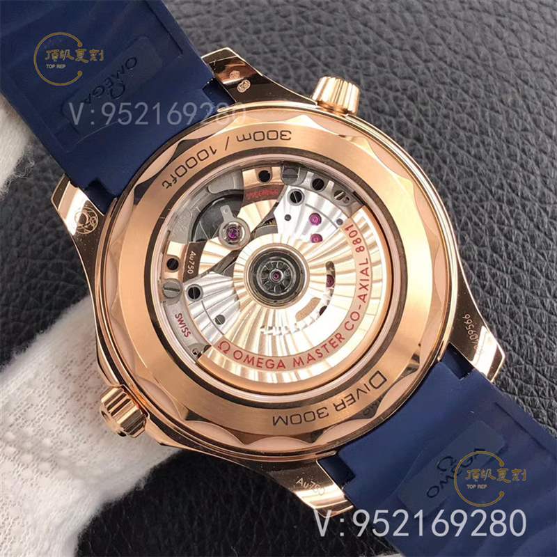 VS廠歐米茄海馬300「尊享版」全玫瑰金藍(lán)盤復(fù)刻表做工怎么樣-復(fù)刻表