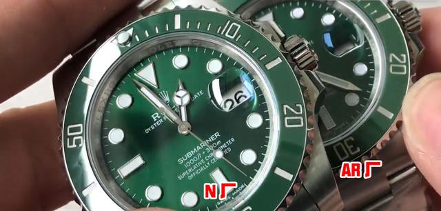 N廠勞力士綠水鬼對比ar廠怎么樣,那個更值得入手-復刻表
