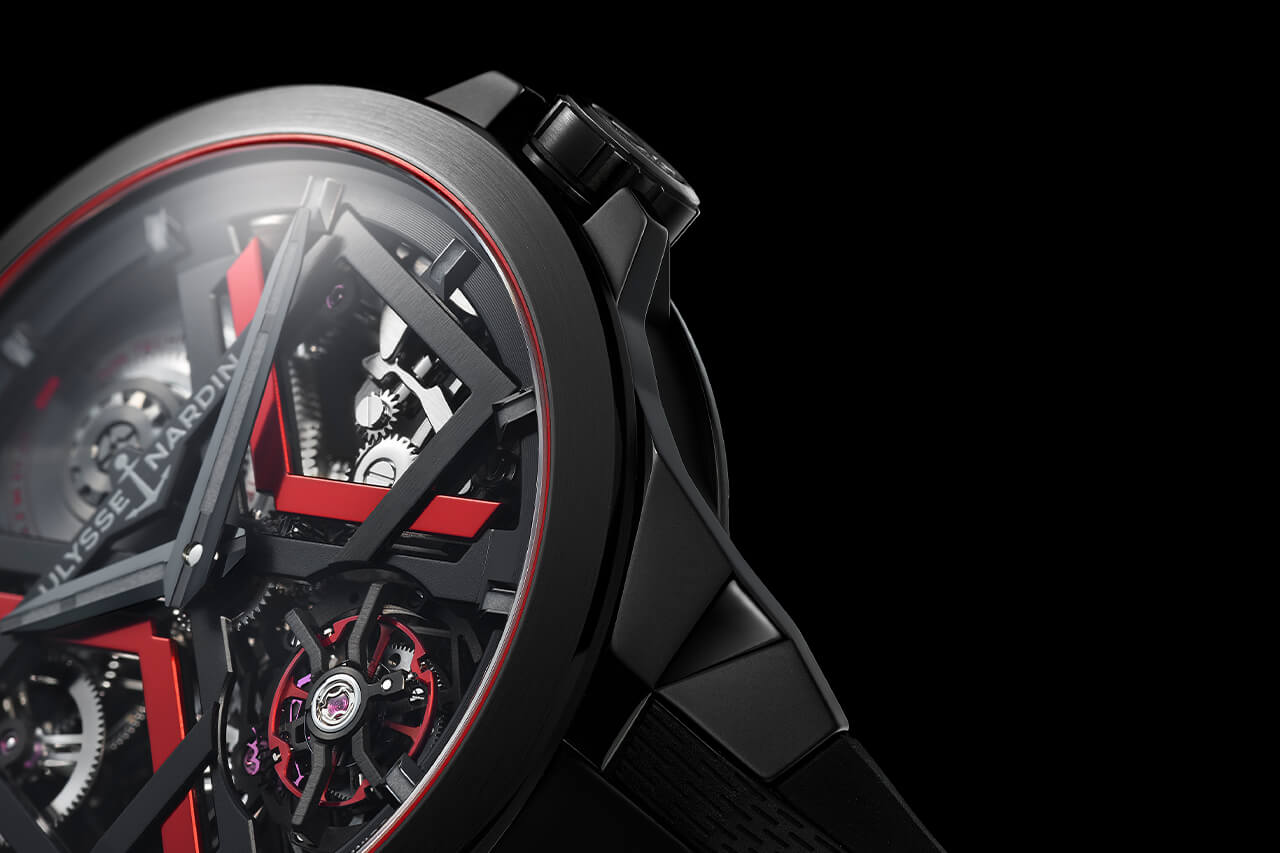 雅典表Ulysse Nardin Blast系列1723-400經(jīng)典機(jī)械設(shè)計(jì)腕表-復(fù)刻表