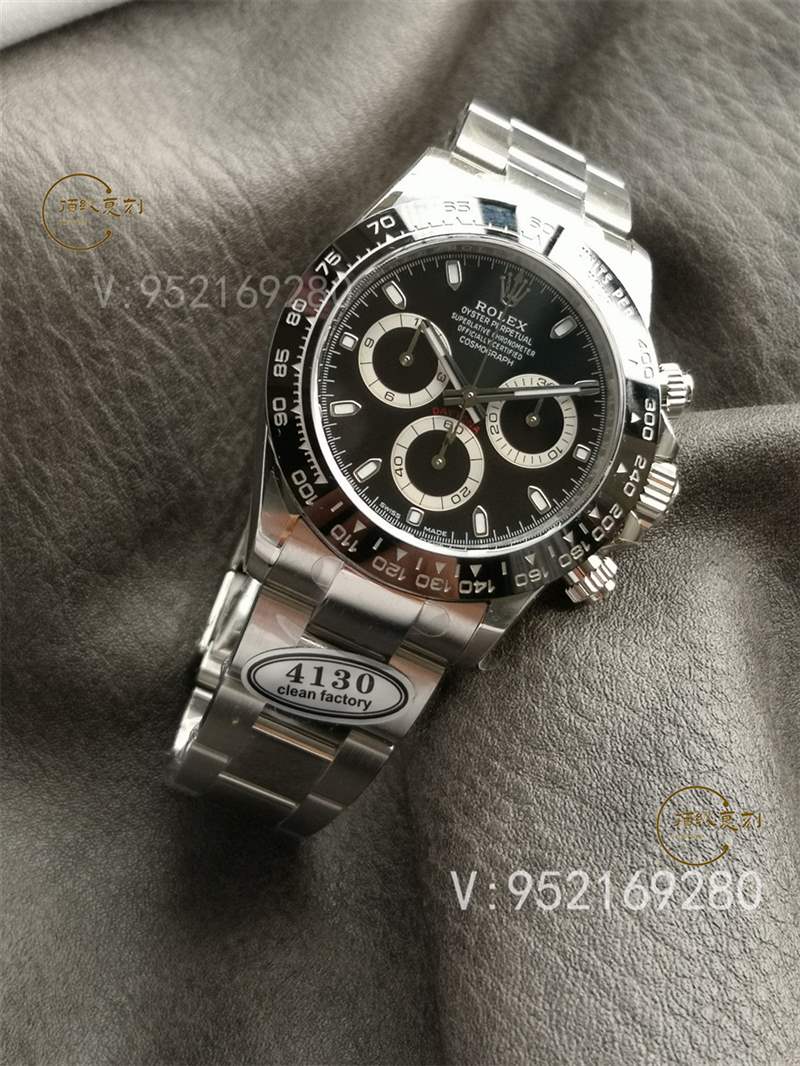 C廠(Clean廠)勞力士4130迪通拿黑鋼迪復(fù)刻表m116500ln做工怎么樣-復(fù)刻表