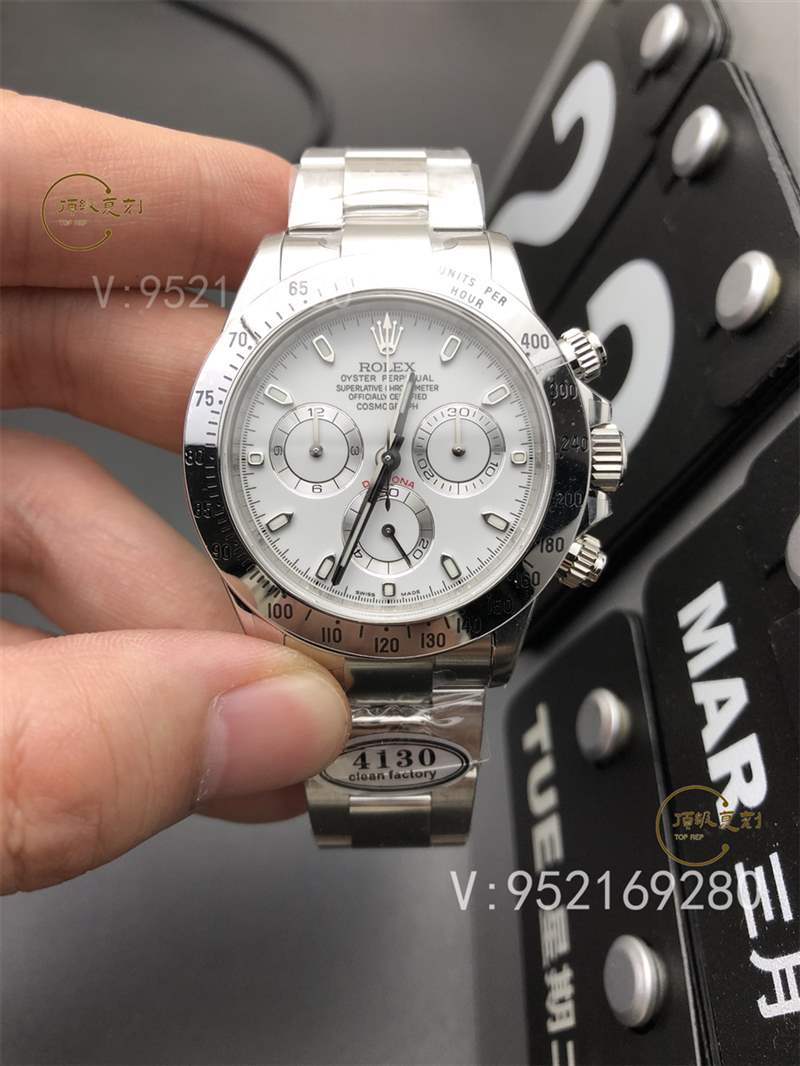 C廠(chǎng)(Clean廠(chǎng))勞力士4130迪通拿白鋼迪復(fù)刻表116520做工怎么樣-復(fù)刻表