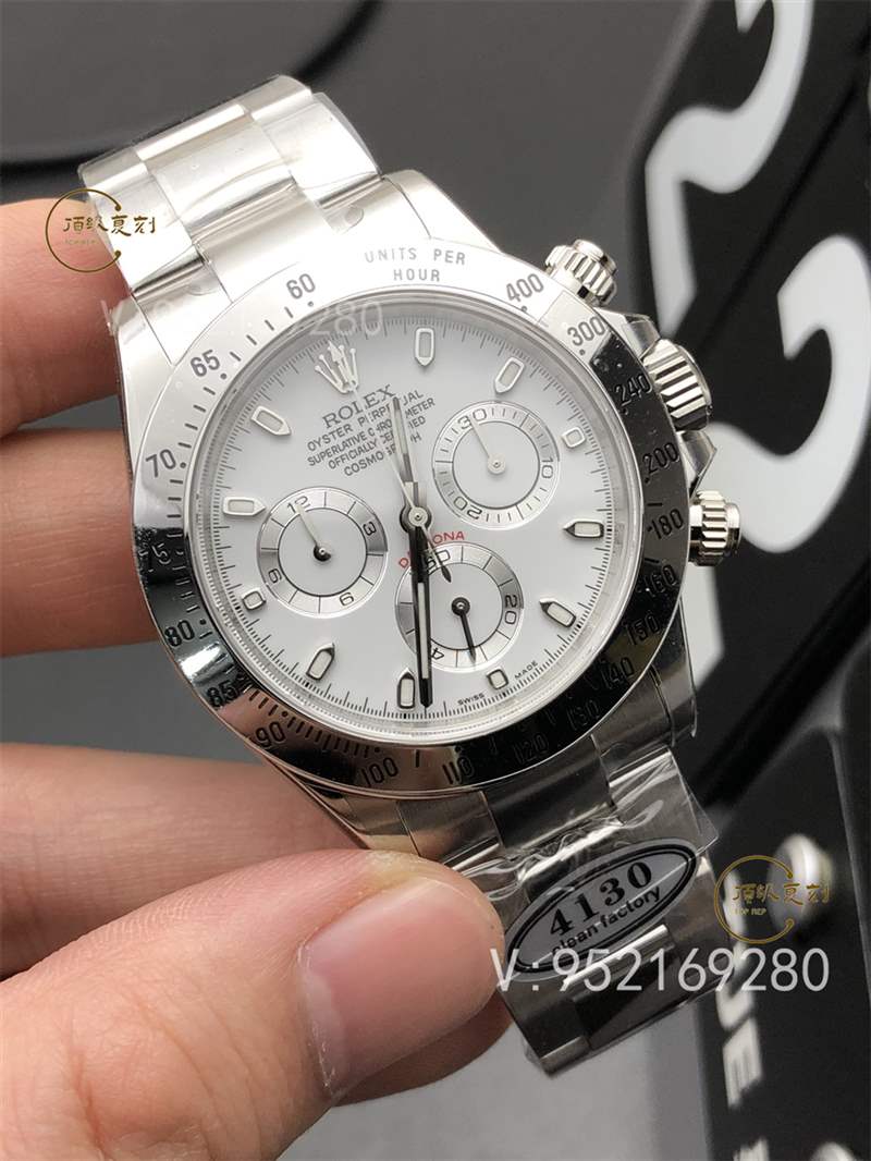 C廠(chǎng)(Clean廠(chǎng))勞力士4130迪通拿白鋼迪復(fù)刻表116520做工怎么樣-復(fù)刻表