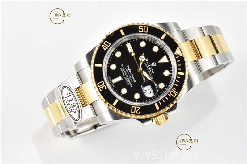 C廠Clean廠勞力士間金黑水鬼復(fù)刻表對(duì)比正品做工怎么樣-復(fù)刻表