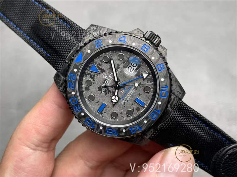 VS廠新品勞力士Ntpt格林尼治碳纖維復(fù)刻表3186機(jī)芯做工怎么樣-復(fù)刻表