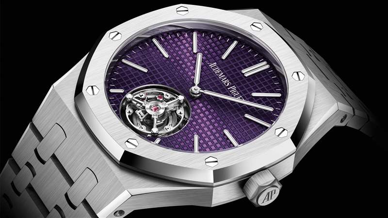 推出愛彼皇家橡樹自動上鏈飛行陀飛輪超薄 RD#3 英寸 37 毫米-復刻表