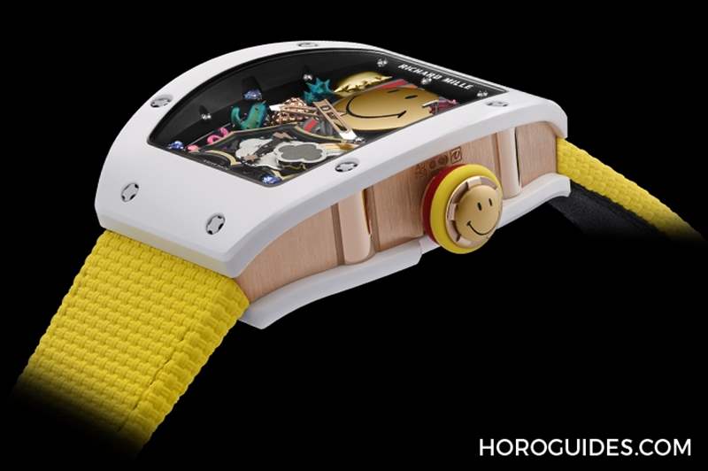 Richard Mille少見樂園化的一面！ RM 88 Smiley自動(dòng)上鏈陀飛輪腕表-復(fù)刻表