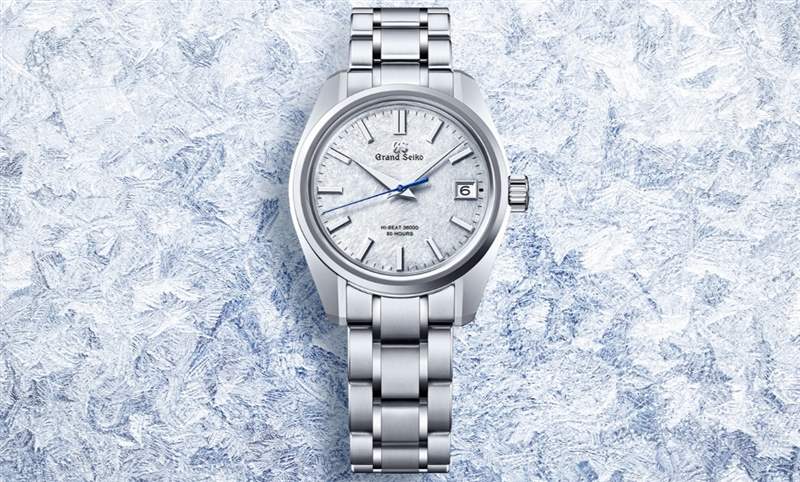 淡藍面盤呈現巖手山「融雪」美景，Grand Seiko 44GS首款白鋼材質-復刻表