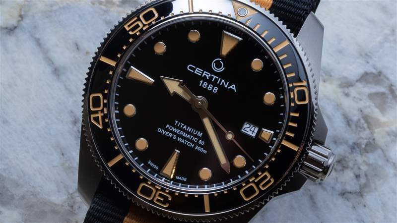 觀看評(píng)論:Certina DS Action Diver Titanium-復(fù)刻表