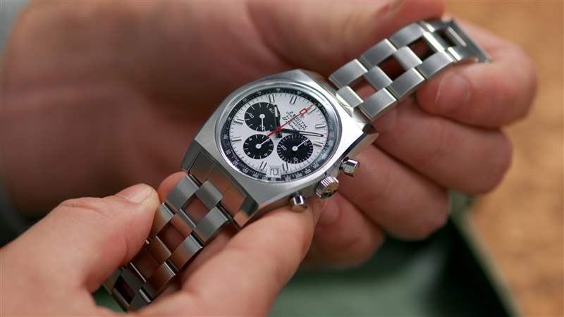 規(guī)格表復(fù)活了!帶著真力時(shí) A384 Revival 回到過去(配有梯形手鏈)-復(fù)刻表