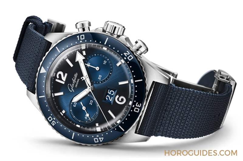 藍面、藍陶瓷圈打頭陣！ Glashütte Original SeaQ系列首次搭載計時功能-復刻表