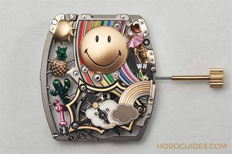 Richard Mille少見樂園化的一面！ RM 88 Smiley自動(dòng)上鏈陀飛輪腕表-復(fù)刻表