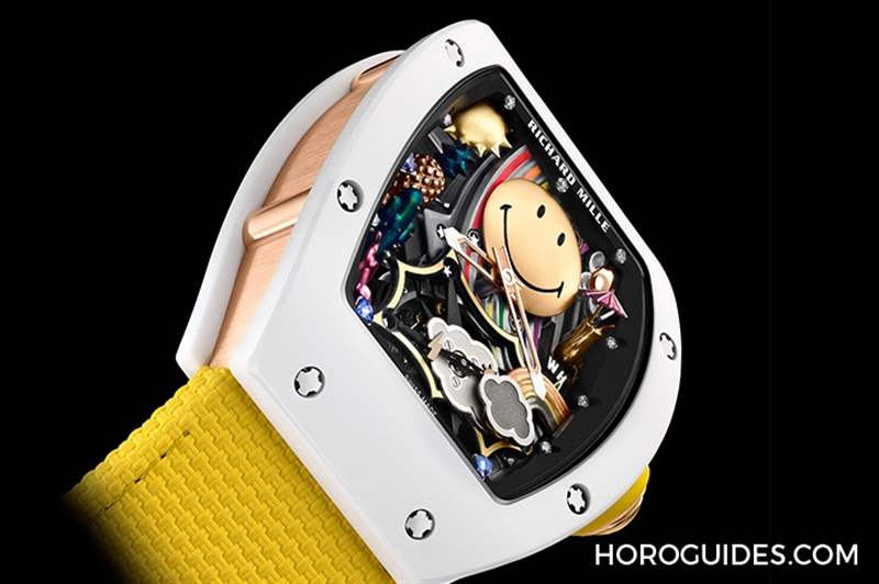 Richard Mille少見樂園化的一面！ RM 88 Smiley自動(dòng)上鏈陀飛輪腕表-復(fù)刻表