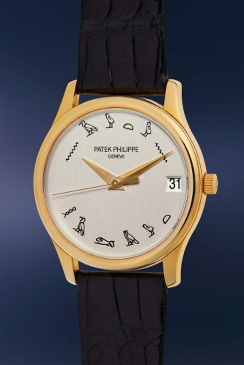PP百達翡麗極罕象形文字手表將拍賣表面圖案并非數字而是人名？-復刻表