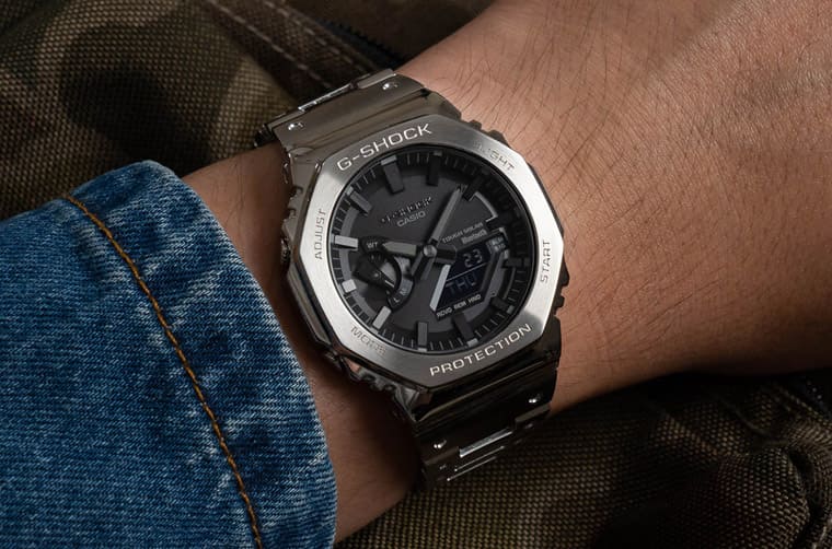 評點G-SHOCK“全金屬”農(nóng)家橡樹GM-B2100運動表-復(fù)刻表